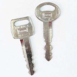 Vintage HWI Silver Keys Made in USA H50 H51